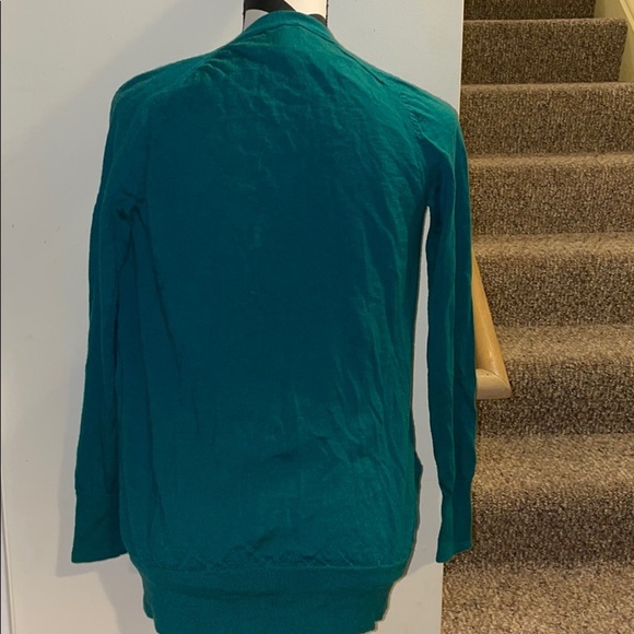 Women’s J. Crew Green Cardigan 100% Merino Wool - Picture 5 of 5